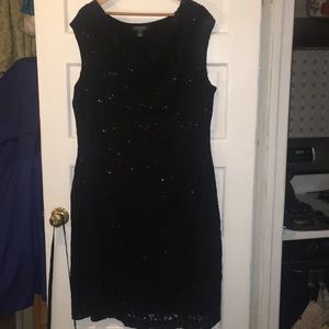 Ralph Lauren Black Sequin Dress